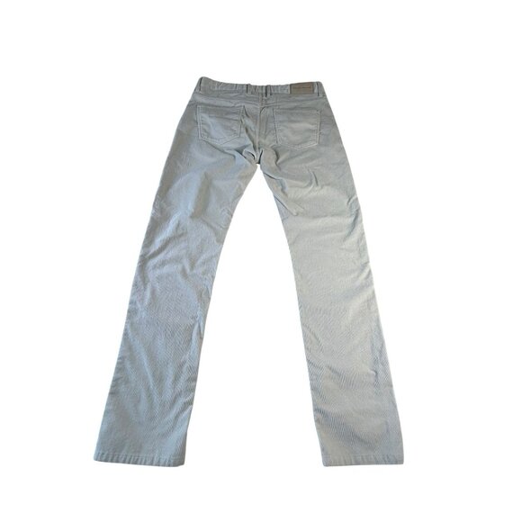 Peter Millar Corduroy Pants Light Beige Mens Size 34 Soft Button Zip Fly - Picture 8 of 12